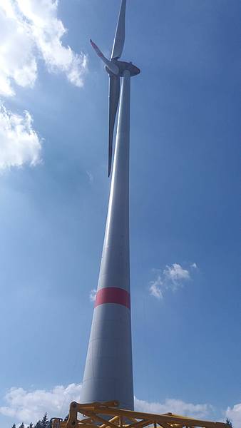 Fertig montierte WEA im Windpark Dahlem IV